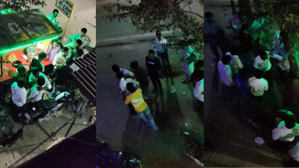 Bulandshahr news Fight breaks out outside liquor shop in Secunderabad, both sides were drunk