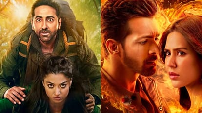 Ayushmann Khurrana Rashmika Movie Thamma and Harshvardhan Rane Ek Deewane Ki Deewaniyat Box Office Collection