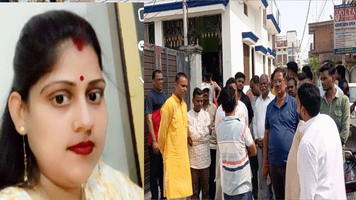 A woman's body was found hanging in Kushinagar, suicide suspected news in hindi