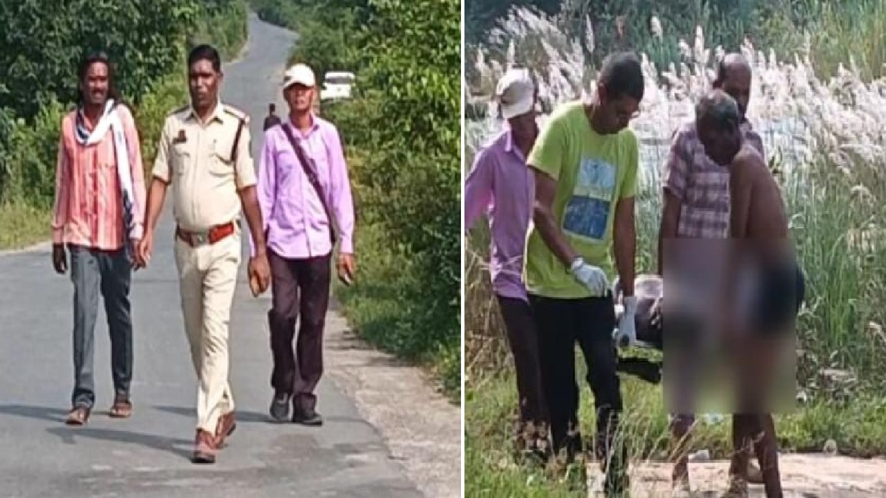 मौके पर जांच करती पुलिस