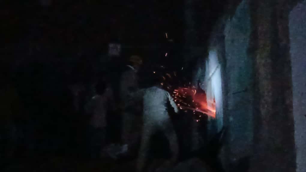 massive fire broke out in shop in Mainpuri