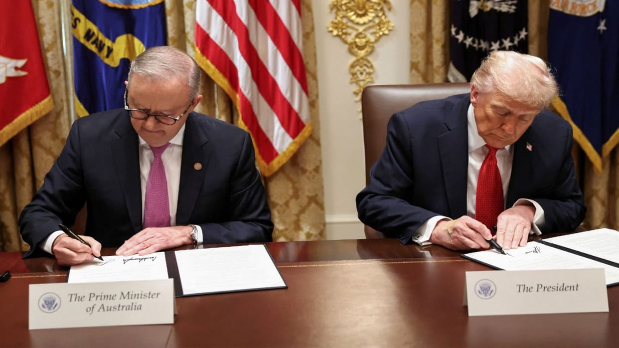 US, Australia critical-minerals agreement sign Prez Trump PM Albanese meeting eyes on countering China