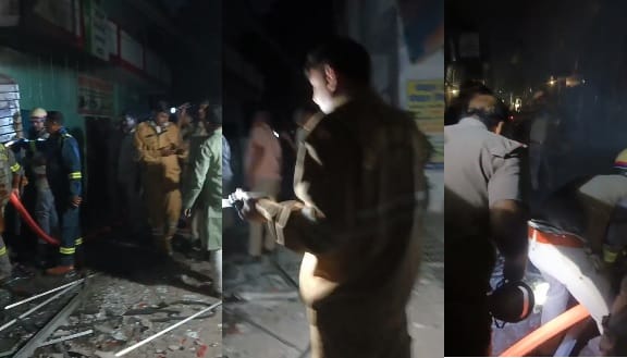 Hardoi Fire broke out in mobile shop due to short circuit goods worth Rs 20 lakh burnt to ashes