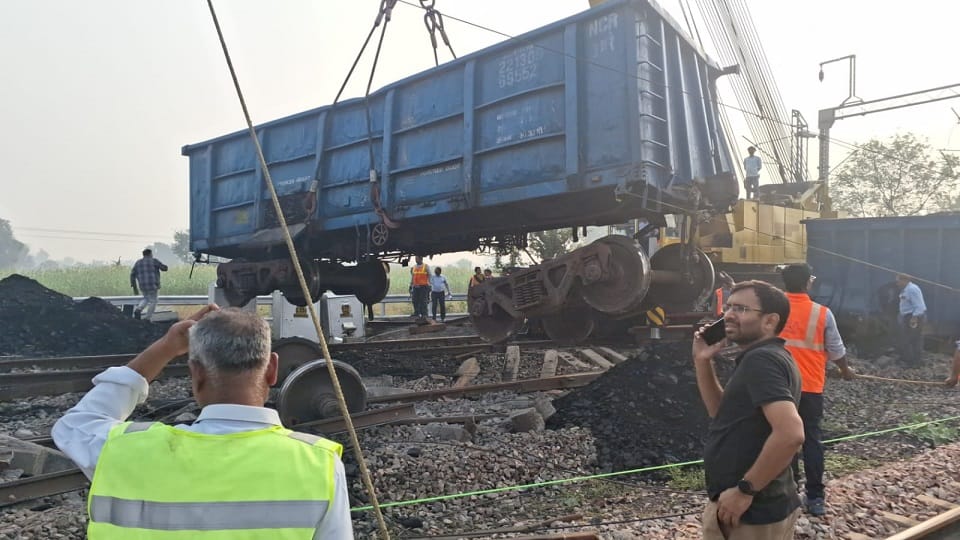 Mathura train accident: Rail traffic remains disrupted even after 24 hours of goods train derailment