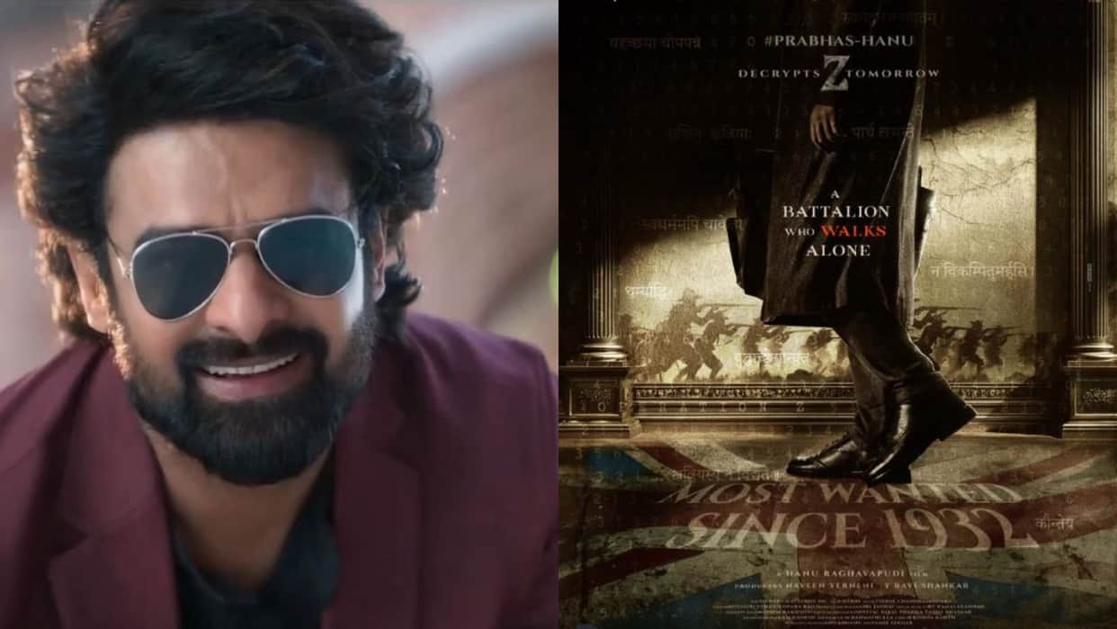 Prabhas to play a most wanted figure in Hanu Raghavapudis film makers unveil new poster