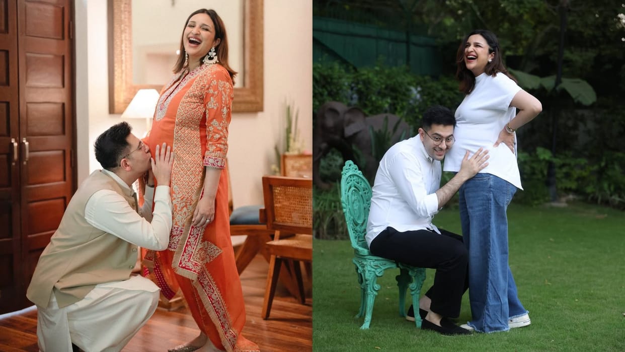 Raghav Chadhas Sweet Birthday Post For Parineeti Chopra Features Unseen Maternity Moments