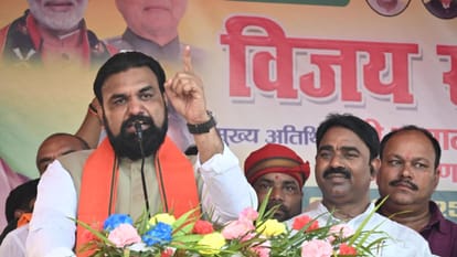 Bihar Election 2025 : BJP party targeted rjd party lalu yadav tejaswi yadav announcement of the grand alliance