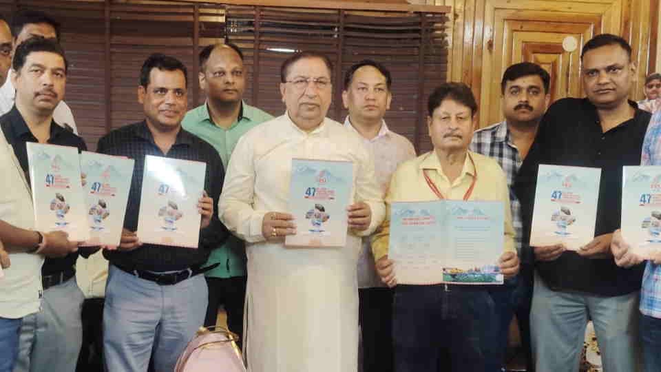 PRSI National Conference 2025 Rajya Sabha MP Naresh Bansal released brochure