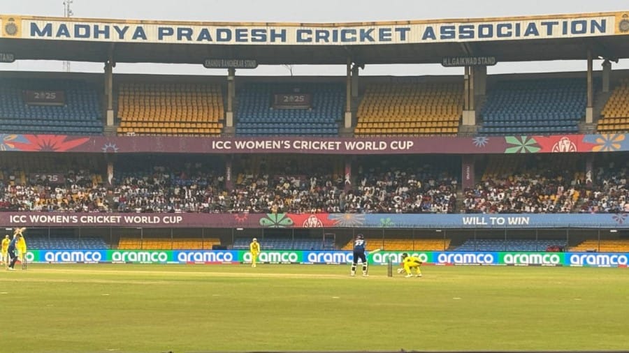 Indore News Women's World Cup England vs Australia match Holkar Stadium