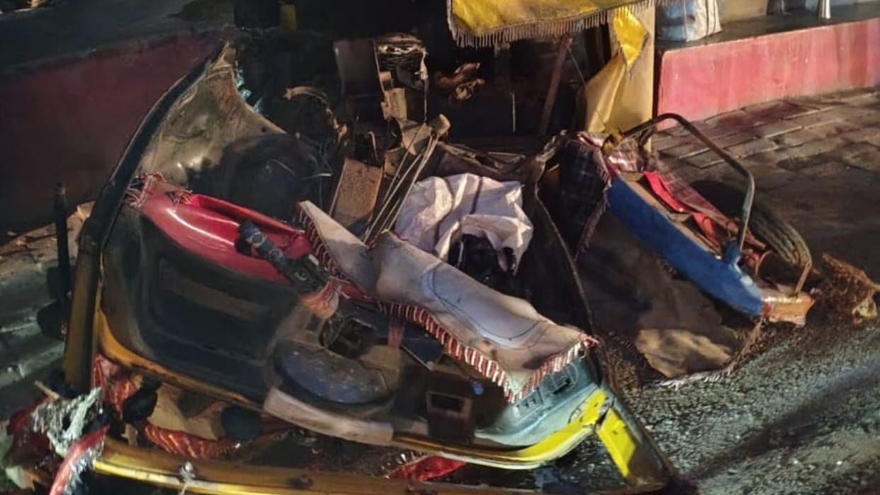 Bihar News : bus-auto collision Accident News road accident maner patna bihar police