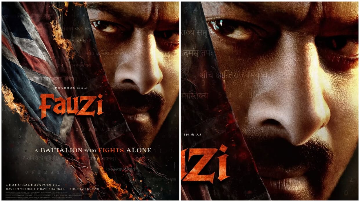 Prabhas new film fauzi poster launch know updates