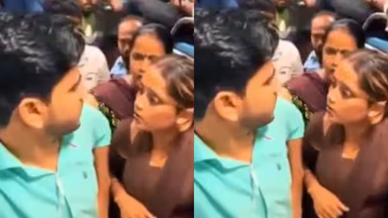 Transgender was arguing loudly with a man the boy also taught a lesson for misbehavior started apologizing