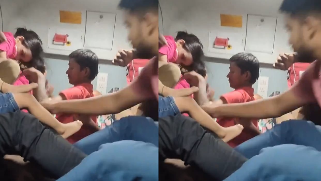 Man Pulls Women Passengers Hair In Delhi To Bihar Train Inside Coach Video Goes Viral