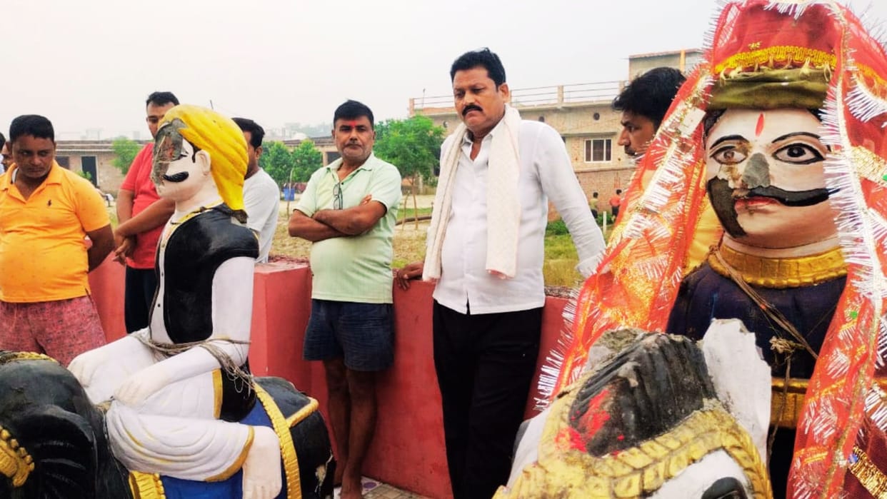 Deh and Kali statues vandalized in Azamgarh sparking protests similar incident occurred in 2012