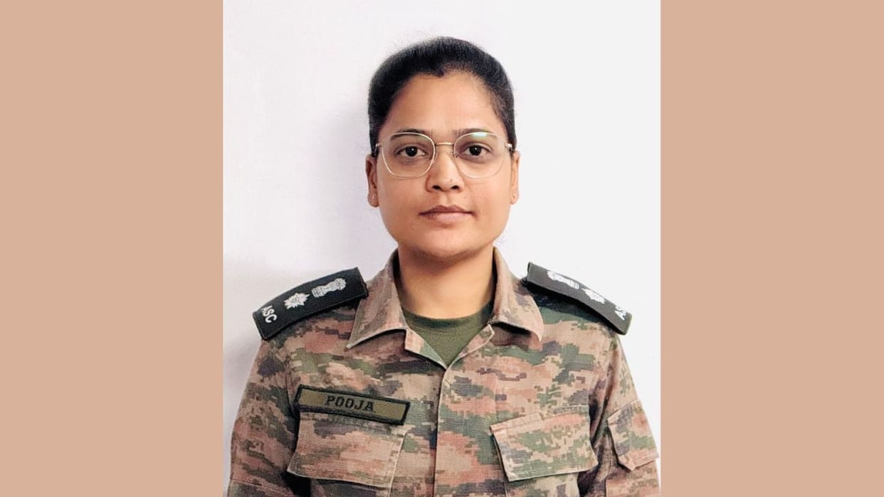 Mandi Pooja Thakur of Sarkaghat became Lieutenant Colonel in the Indian Army brought glory to the state