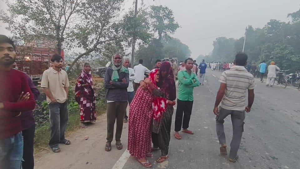 Accident on Haridwar highway Young man crushed to death by truck, family in turmoil