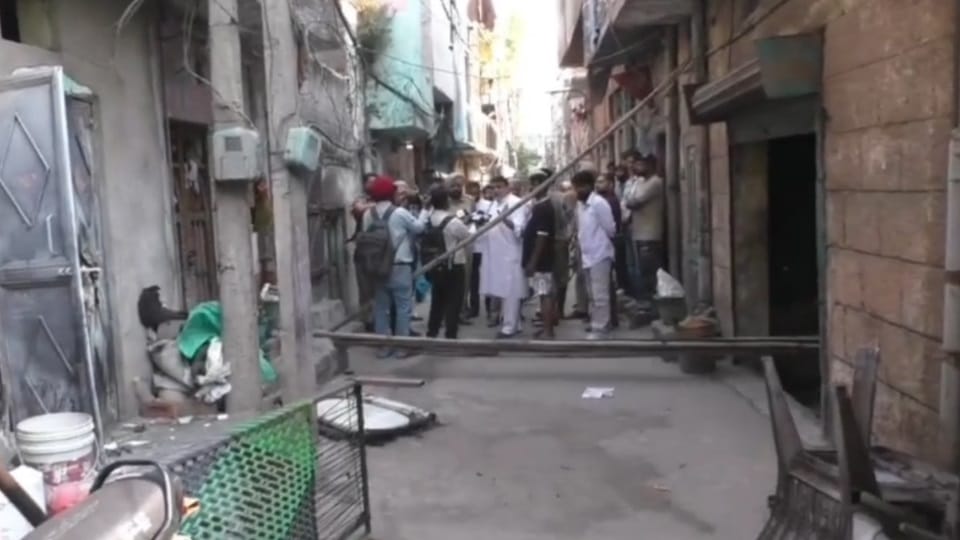 Blast in Ludhiana  Fire breaks out in house while storing firecrackers