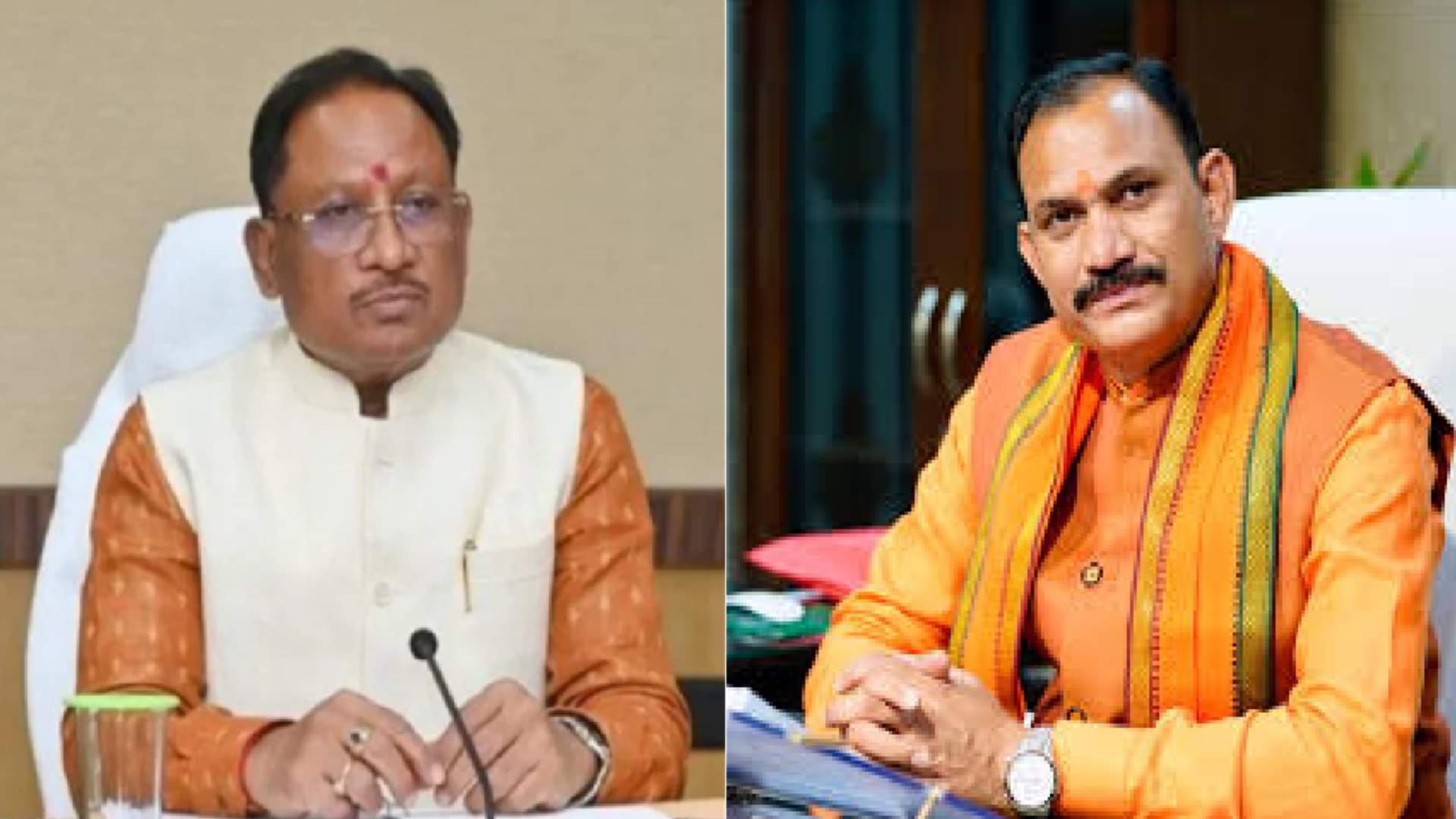 मुख्यमंत्री विष्णुदेव साय, स्वास्थ्य मंत्री श्याम बिहारी जायसवाल