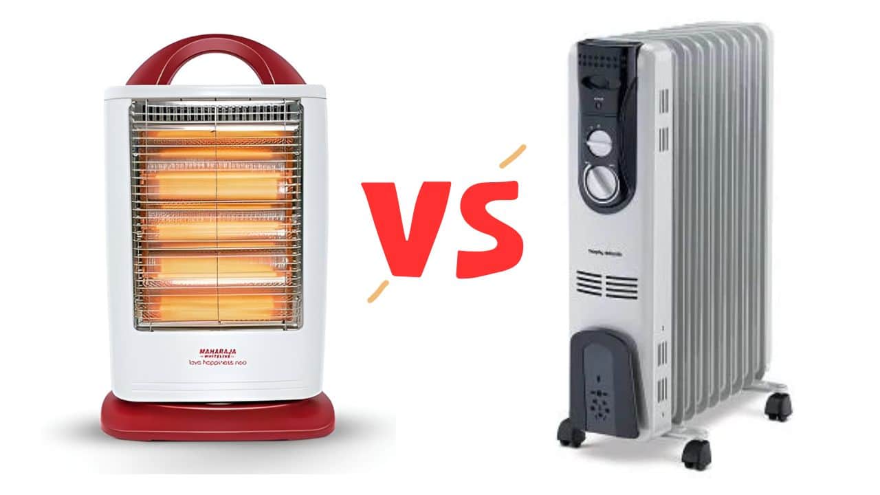 oil heater vs fan heater electricity bill saving and safety comparison
