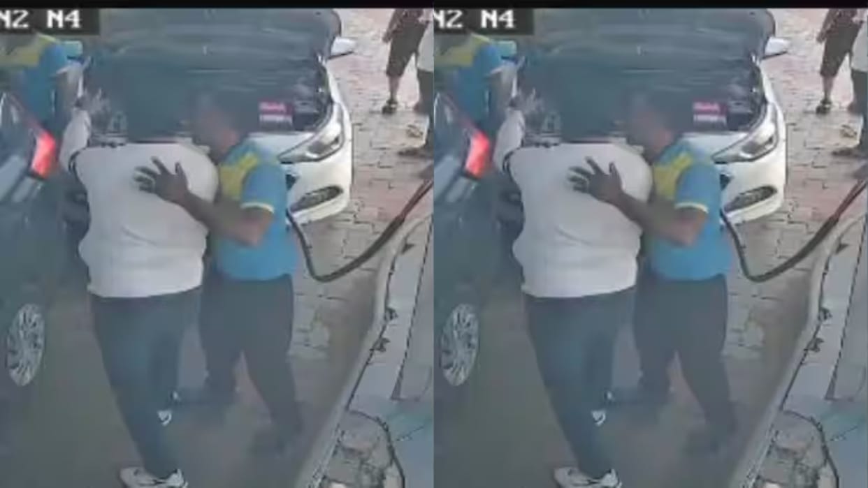 Bhilwara SDM officer was assaulted at a petrol pump making excuses and saying he winked at my wife