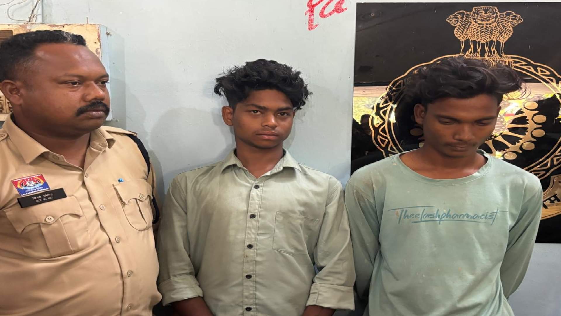 पुलिस के गिरफ्त में आरोपी