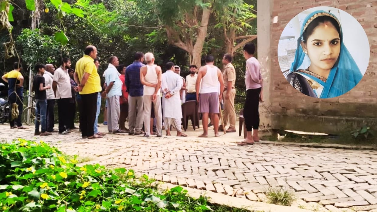 dead body of woman found her children wept brother-in-law said she silent husband works in Mumbai