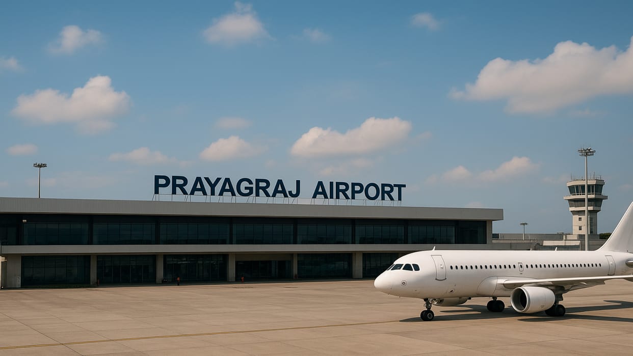 Prayagraj Airport: Alliance Air gives a shock, flights to Delhi only once a week