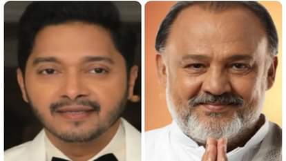 श्रेयस तलपड़े और आलोक नाथ।