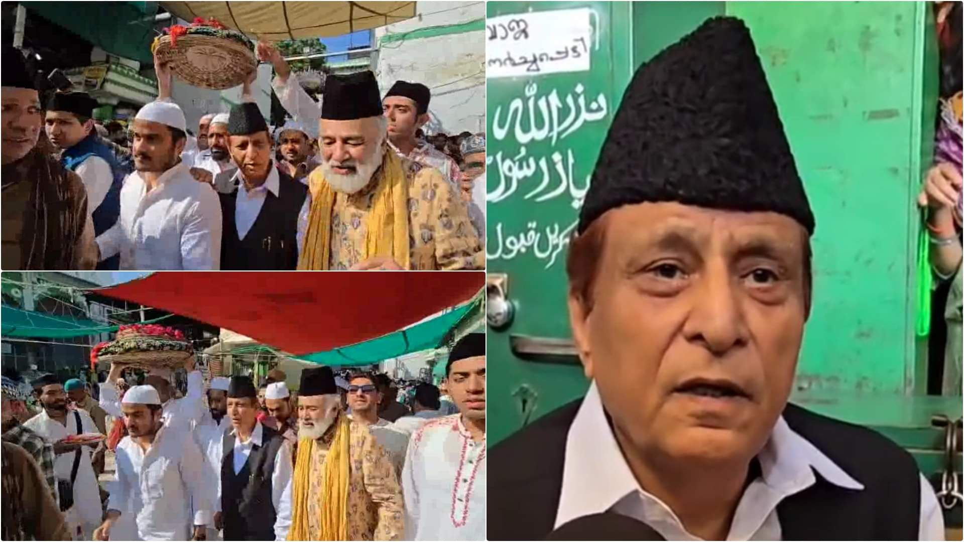 अजमेर शरीफ दरगाह पहुंचे सपा नेता आजम खान