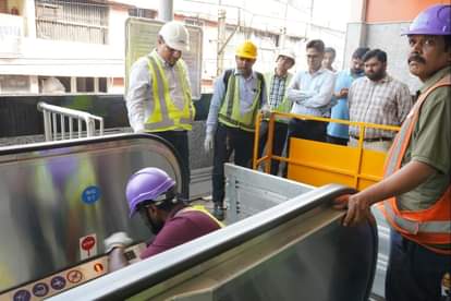 एमडी चैतन्य कश्यप ने भोपाल मेट्रो की तैयारियों का निरीक्षण किया