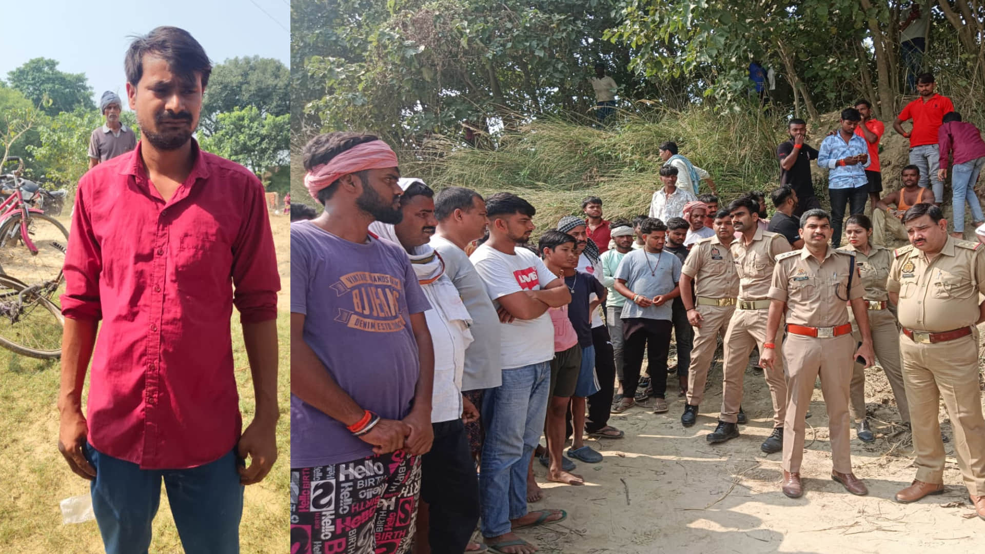 Body of Krishna, who drowned in the Gorra river in Gorakhpur, was found. mother fainted.