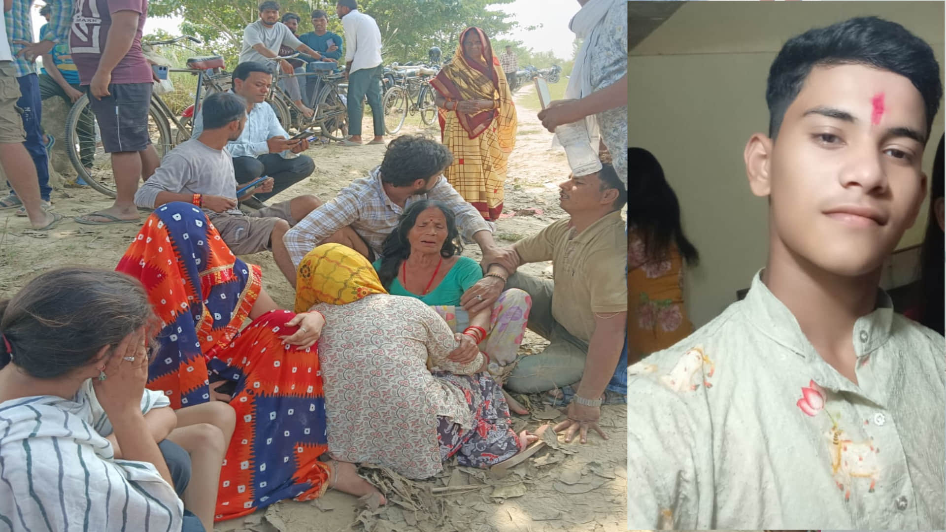 Body of Krishna, who drowned in the Gorra river in Gorakhpur, was found. mother fainted.