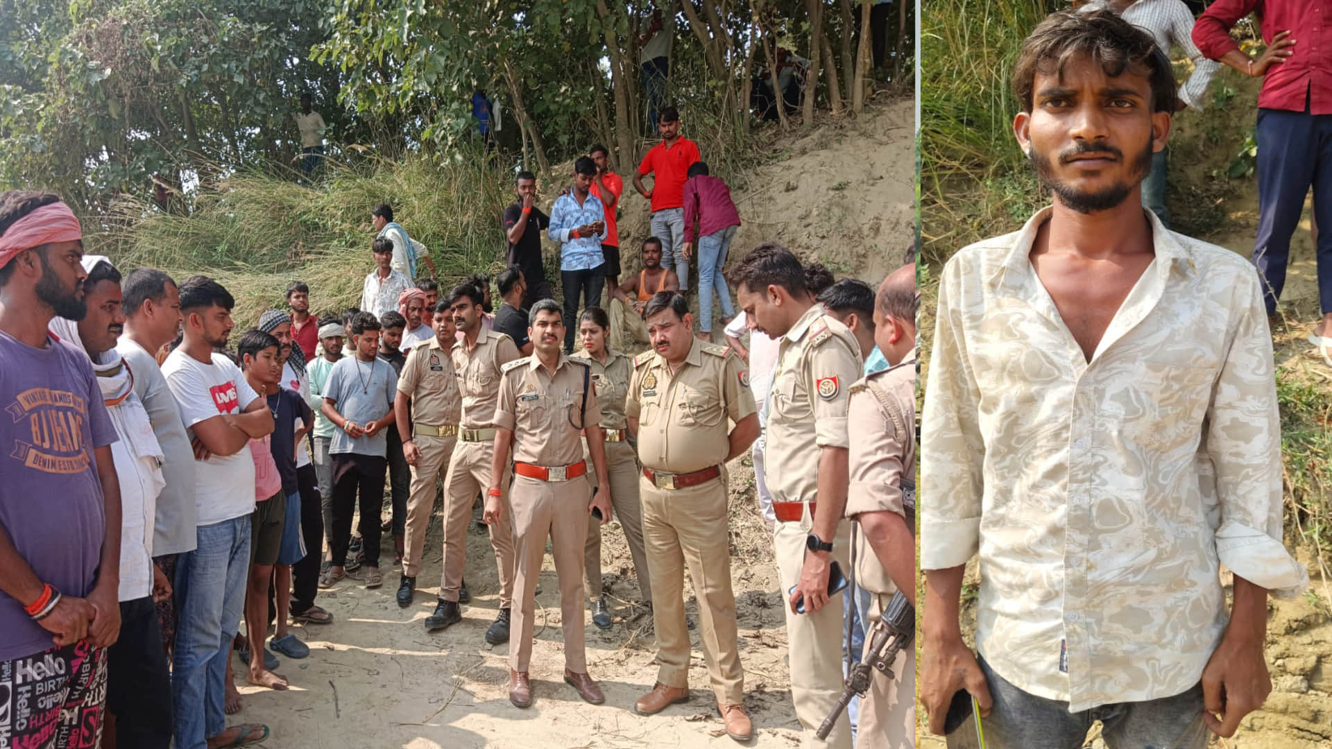 Body of Krishna, who drowned in the Gorra river in Gorakhpur, was found. mother fainted.