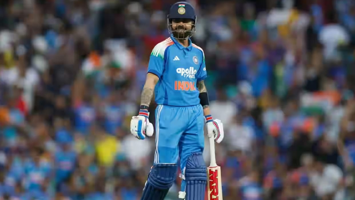 Virat Kohli Unique Celebration quickly after scoring Watch video India vs Australia 3rd ODI