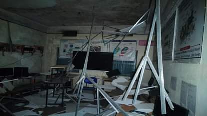 जांजगीर चांपा के शासकीय स्कूल में चोरी