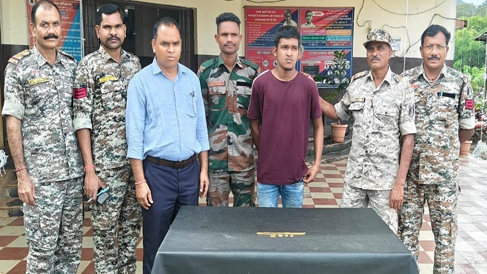 A man arrested for stealing gold coins from home