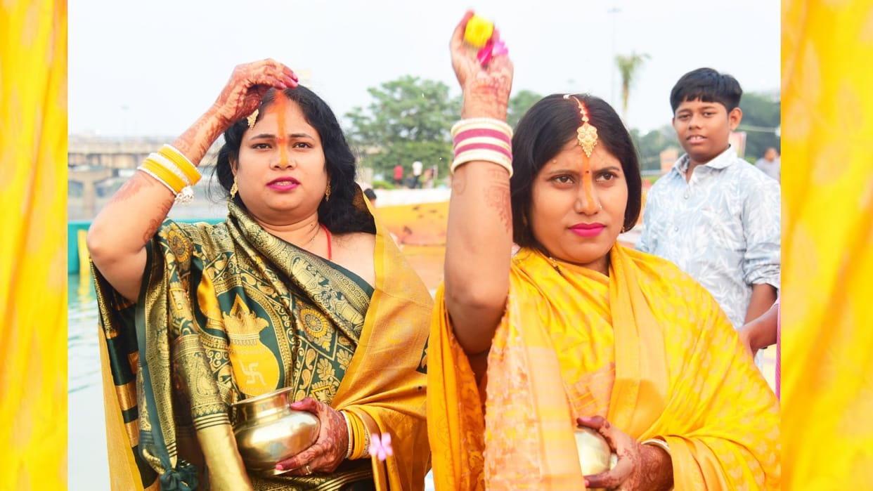 Traffic diversion on Chhath Pooja in Lucknow.