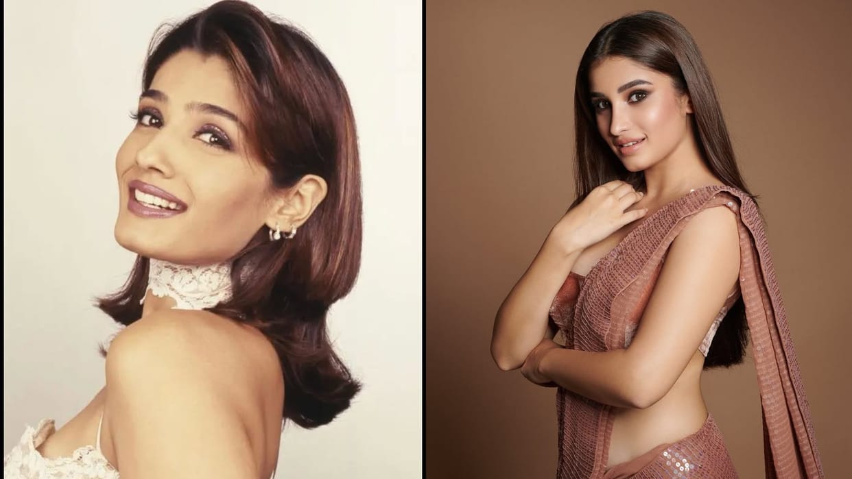 Daughter Rasha Thadani Shares Rare Old Pics on Raveena Tandon Birthday pens Warm Note