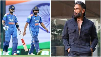 सुनील शेट्टी और विराट-रोहित