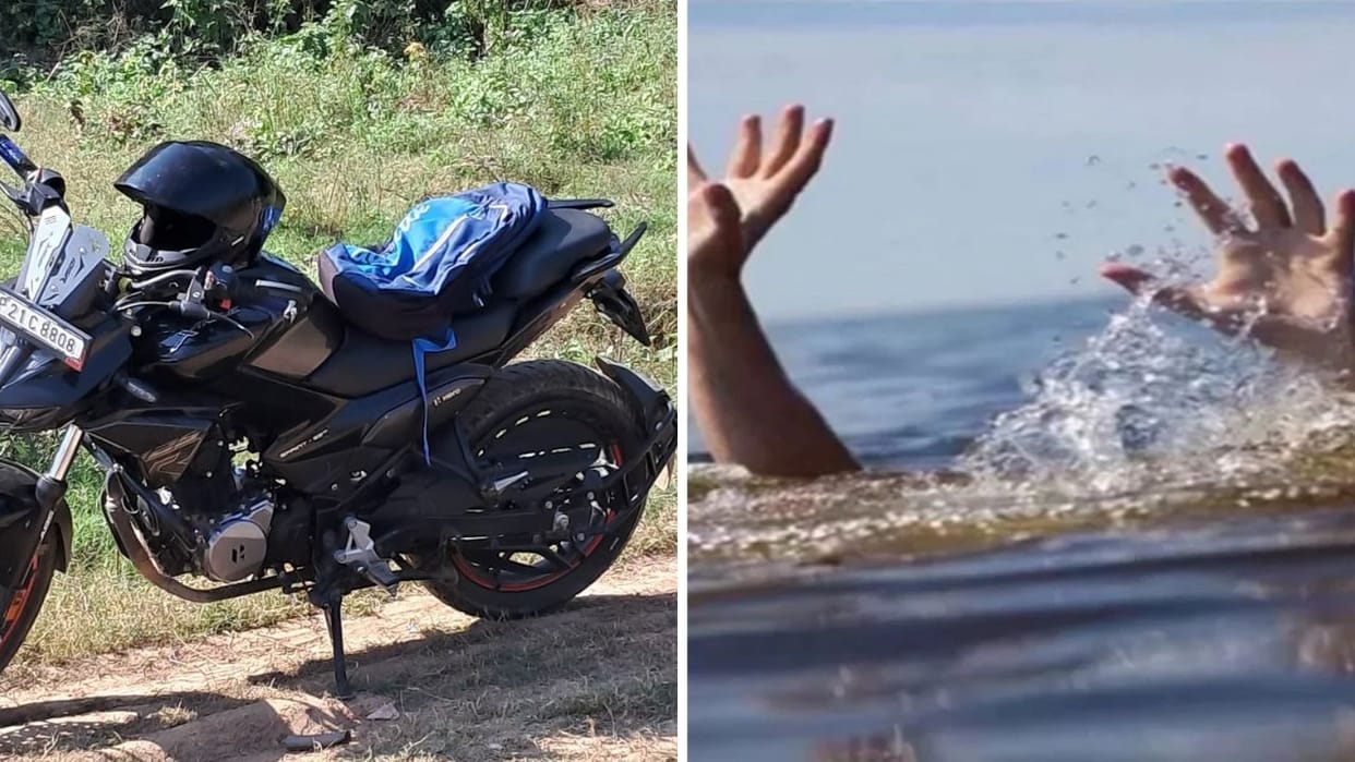 Bilaspur News Young man jumps from Mandi-Bharadi bridge search underway