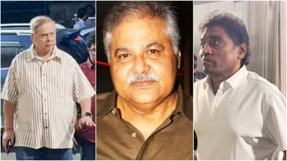 സതീഷ് ഷാ പ്രാർഥനയിൽ ഡേവിഡ് ധവാൻ ജോണി ലിവറും സാരാഭായ് Vs സാരാഭായ് അഭിനേതാക്കളും ചടങ്ങിൽ പങ്കെടുത്തു