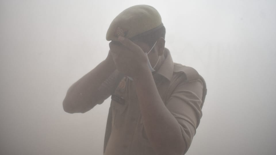 Meerut Central Market complex reduced to rubble in about a 22 seconds photos