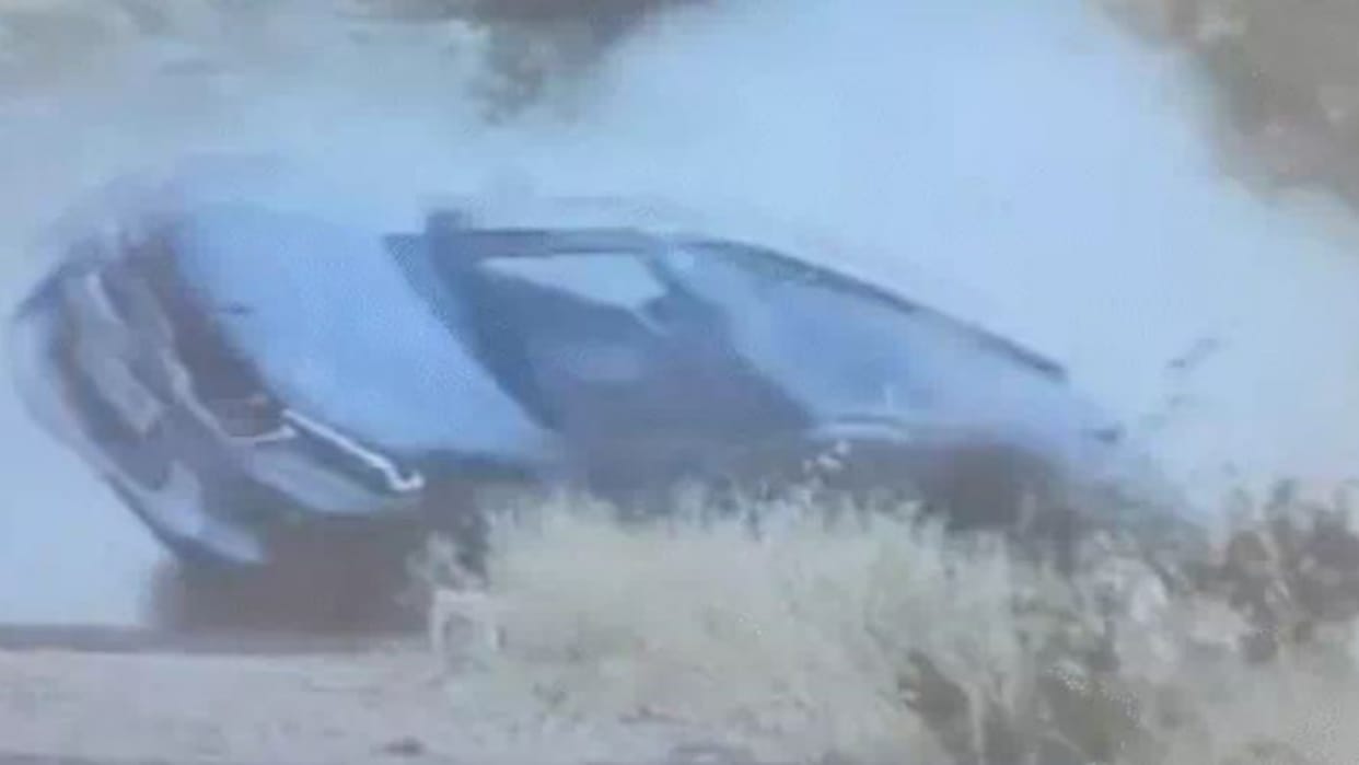 Jodhpur News: Speeding Car Overturn 8 Times on Four-Lane, All Passengers Escape Unhurt, Crash Caught on Camera