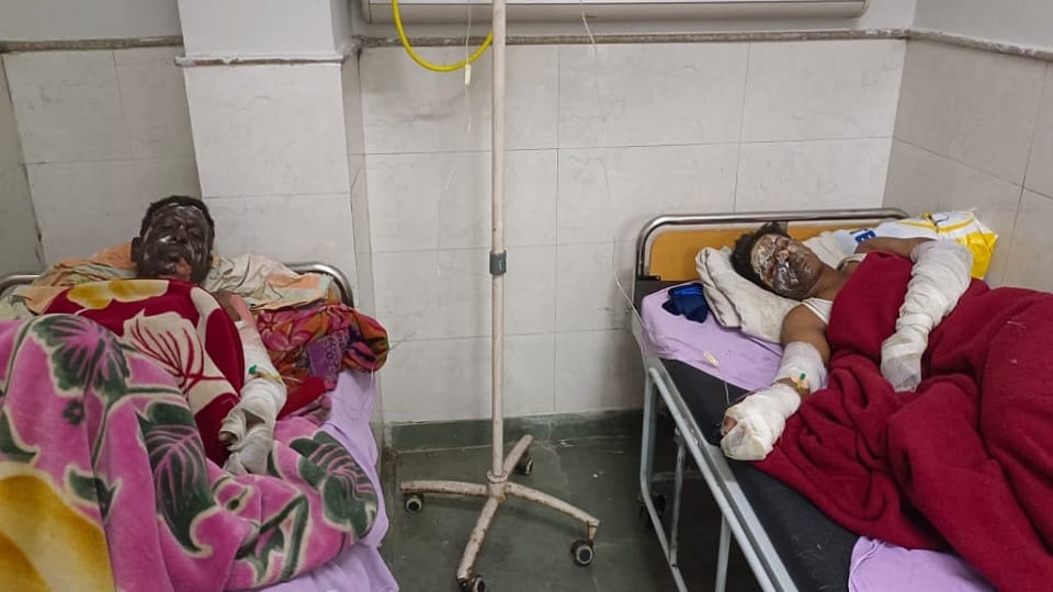 Four people injured in cylinder explosion in Panipat