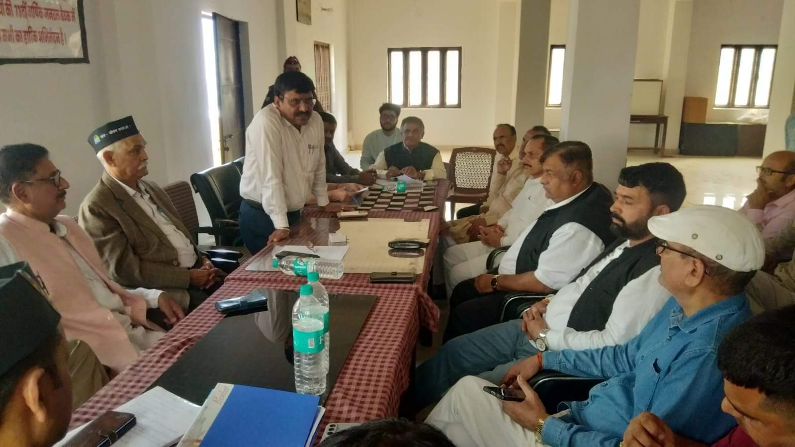 चक्का जाम को लेकर हुई बैठक