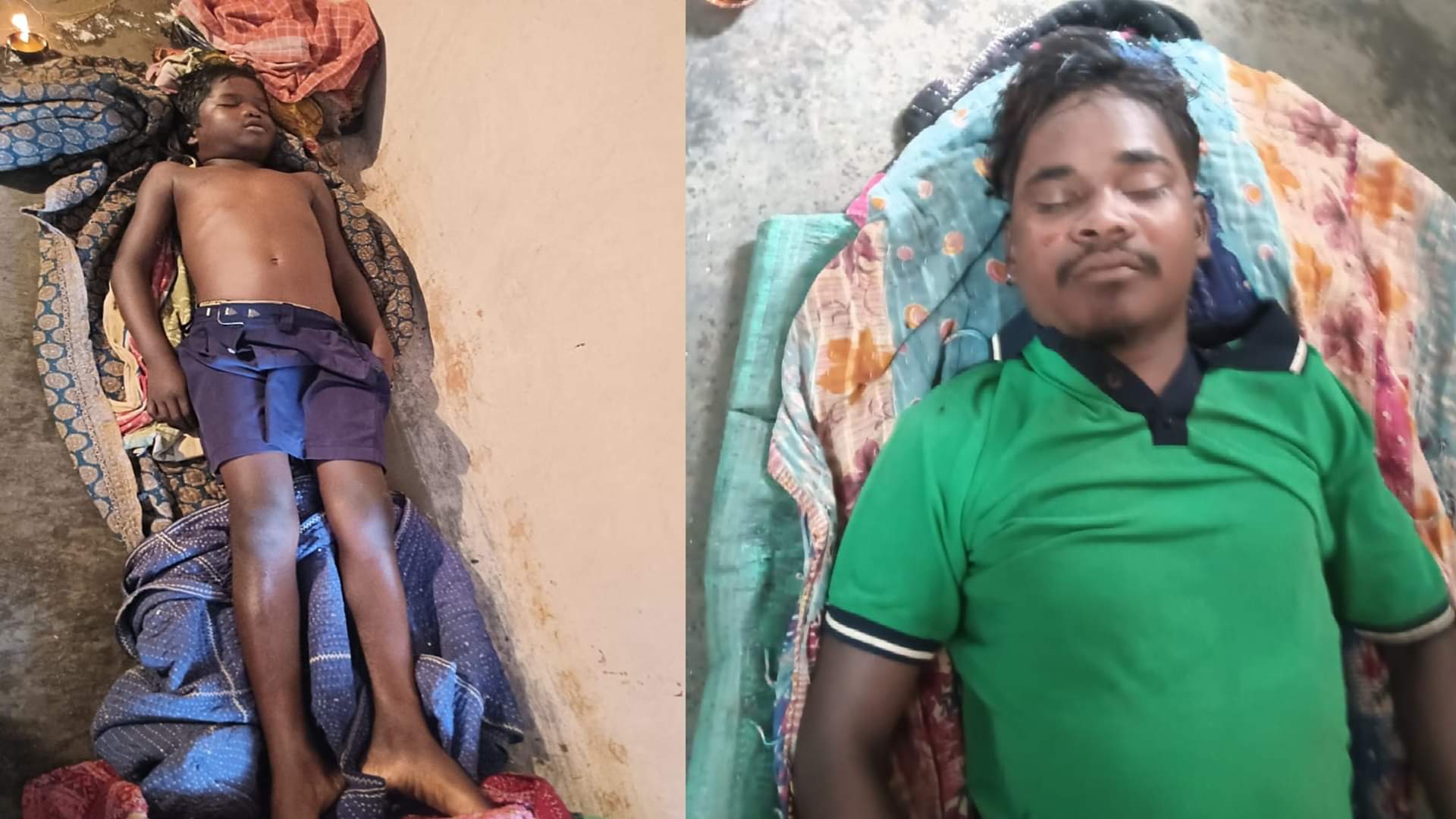 खेत में पानी देने गए चाचा-भतीजा की करंट से मौत