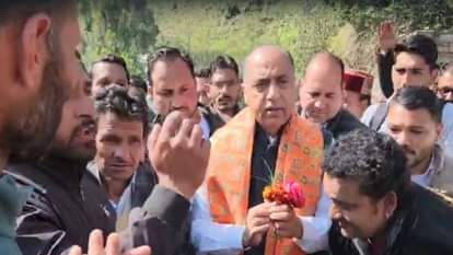 पूर्व मुख्यमंत्री एवं नेता प्रतिपक्ष जयराम ठाकुर।