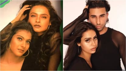 Nysa Devgn and Orry aka Orhan Awatramani recreated Kajol and Rekha memorable 1996 Bold photoshoot