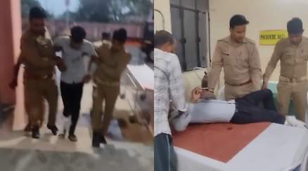 अस्पताल में भर्ती घायल