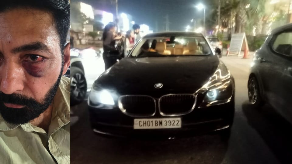 Firing in Mohali Punjabi singer Prince Randhawa Bestech Mall